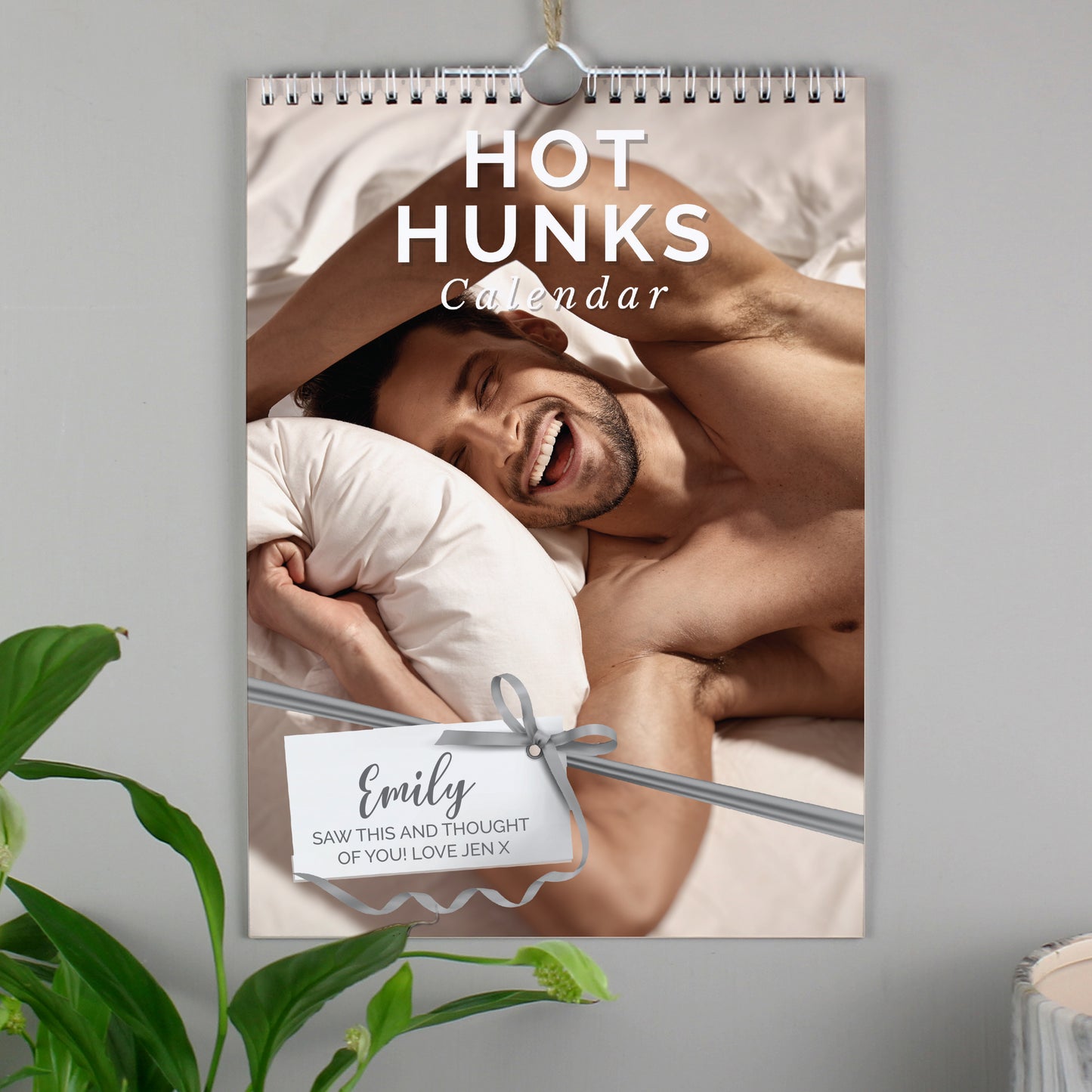 Personalised A4 Hot Hunks Calendar from Heartfelt Gifts