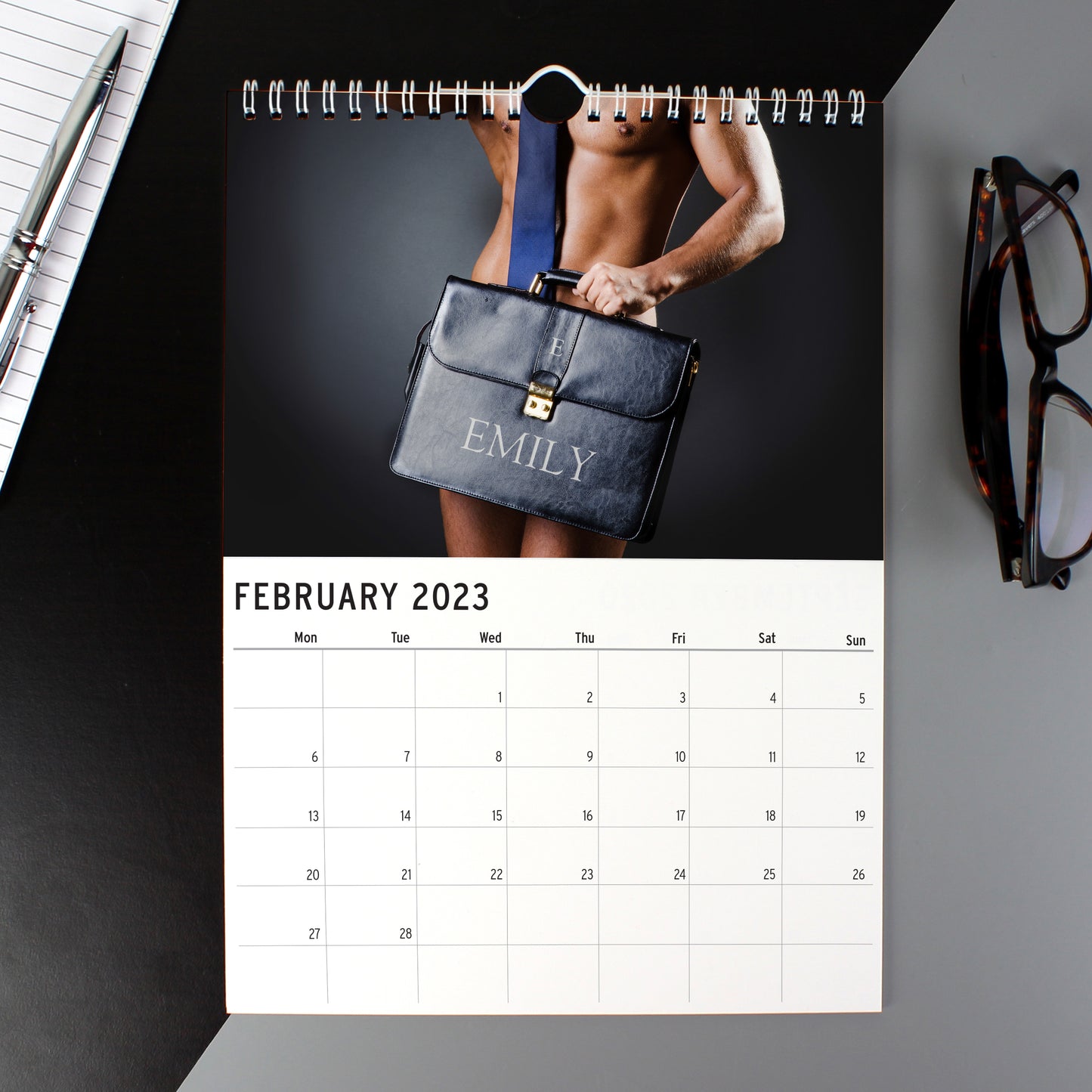 Personalised A4 Hot Hunks Calendar - image 4