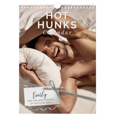 Personalised A4 Hot Hunks Calendar - image 5