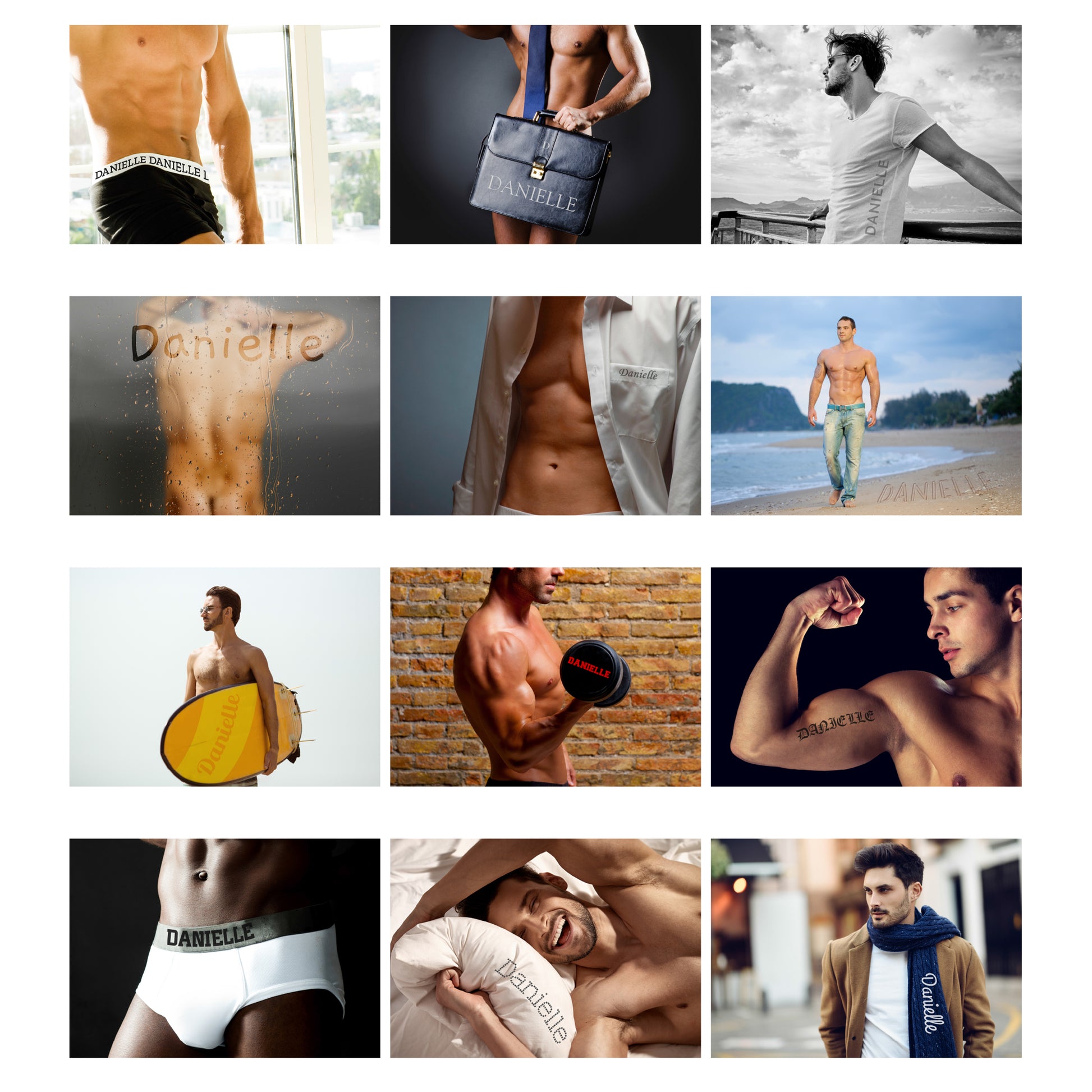 Personalised A4 Hot Hunks Calendar - image 9