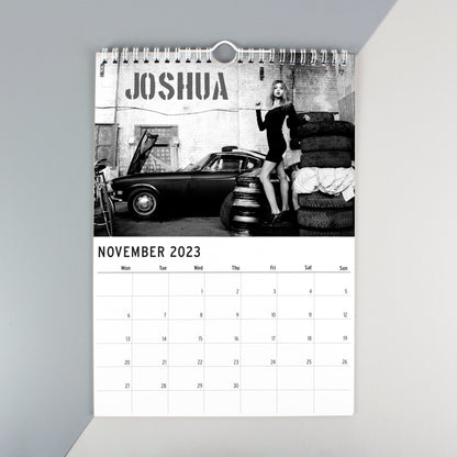Personalised A4 Hot Chicks Calendar - image 2