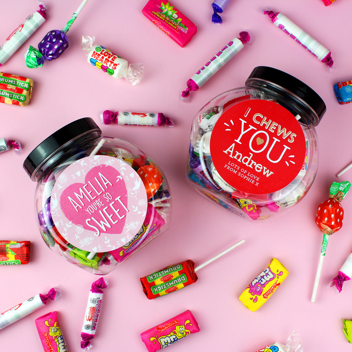 Personalised I Chews You Sweet Jar - image 5