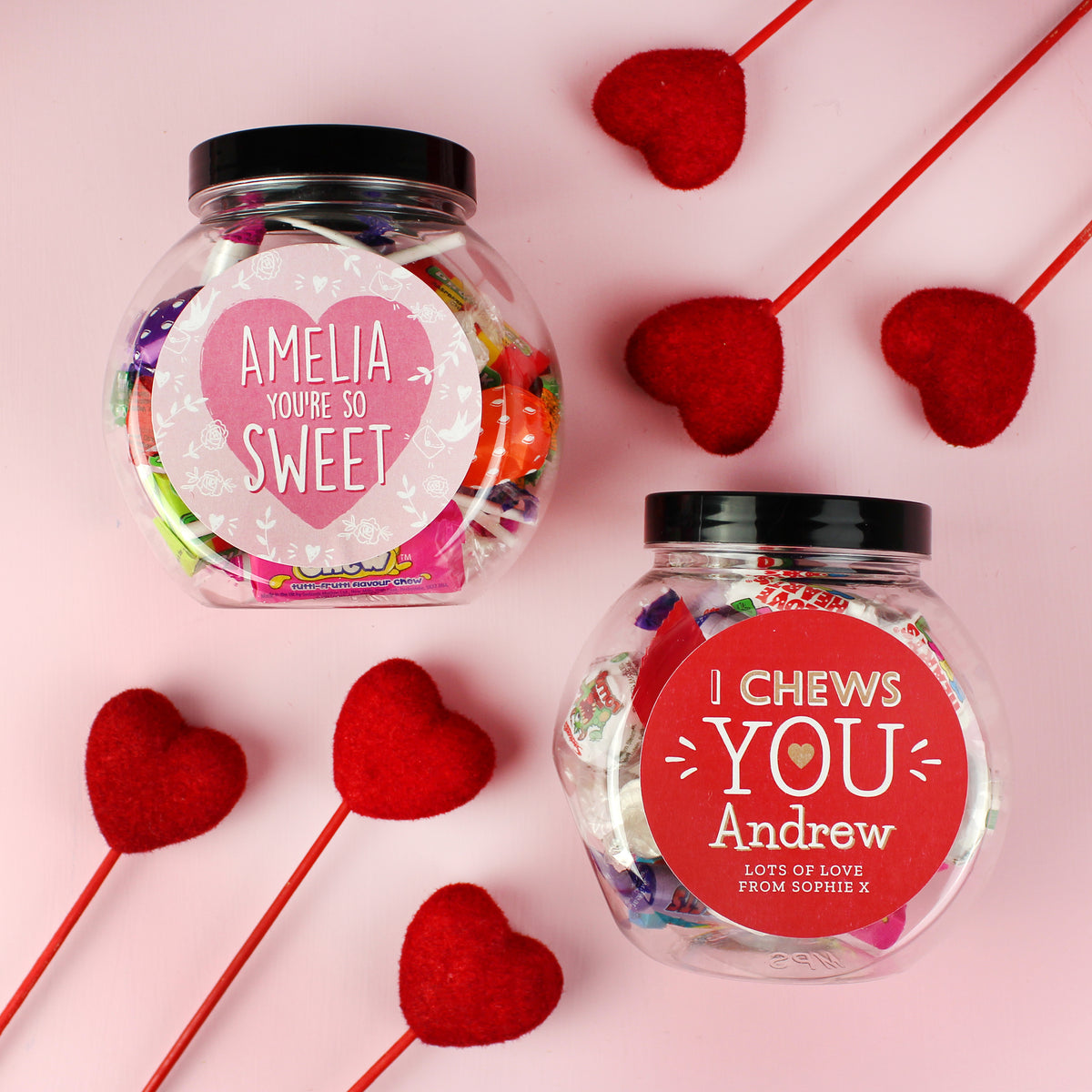 Personalised I Chews You Sweet Jar - image 6