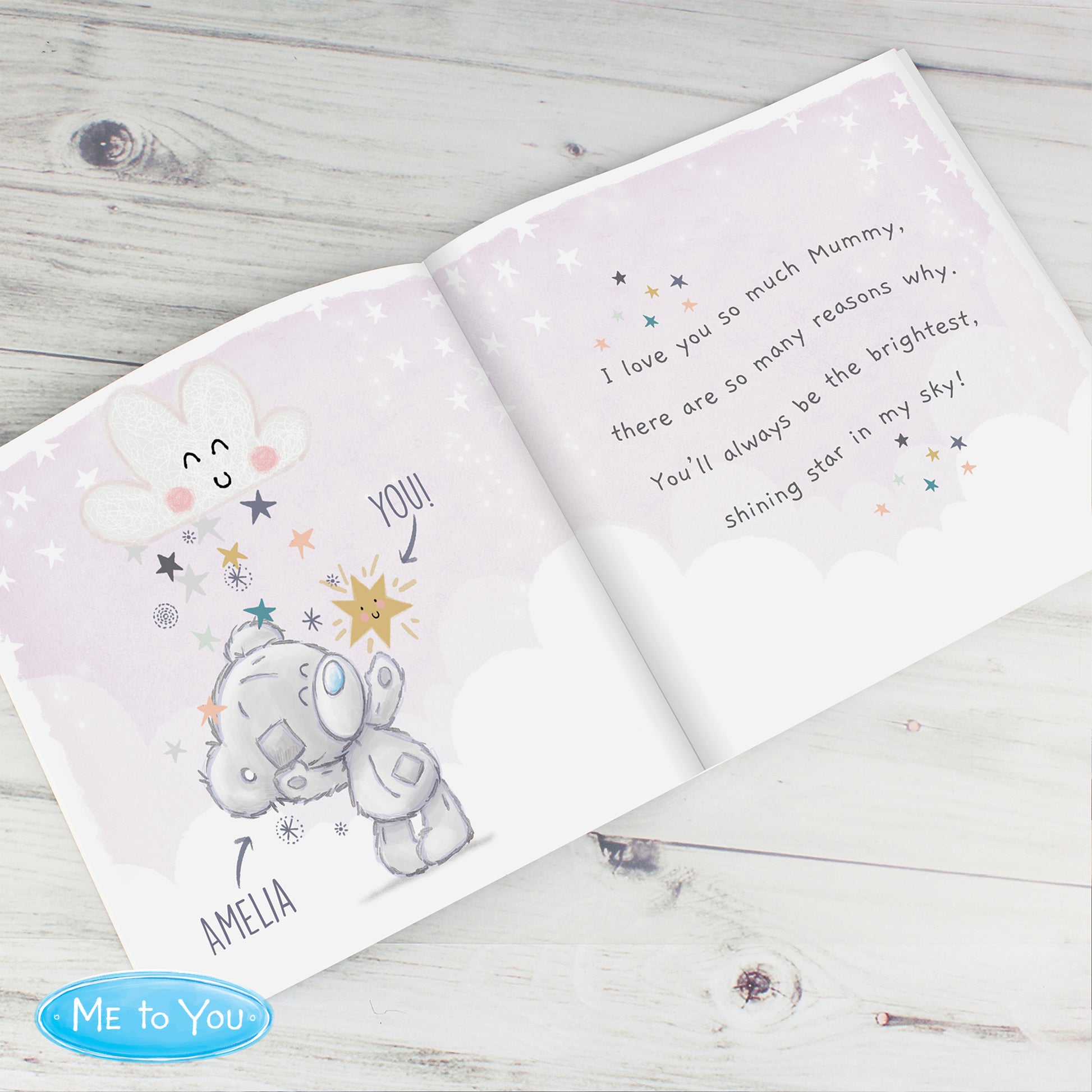 Personalised Tiny Tatty Teddy Mummy You're A Star, Poem Book - image 9
