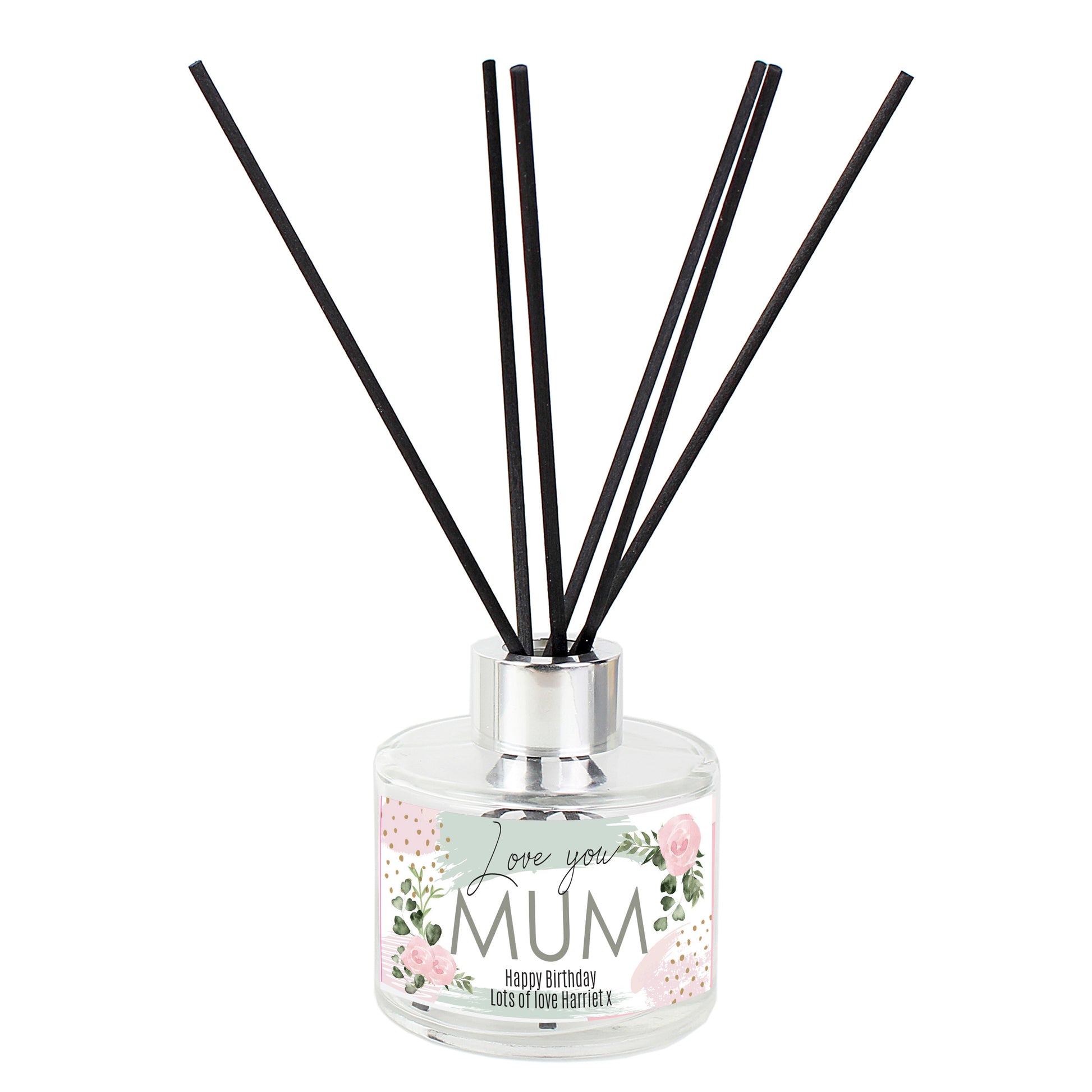 Personalised Abstract Rose Reed Diffuser - image 5