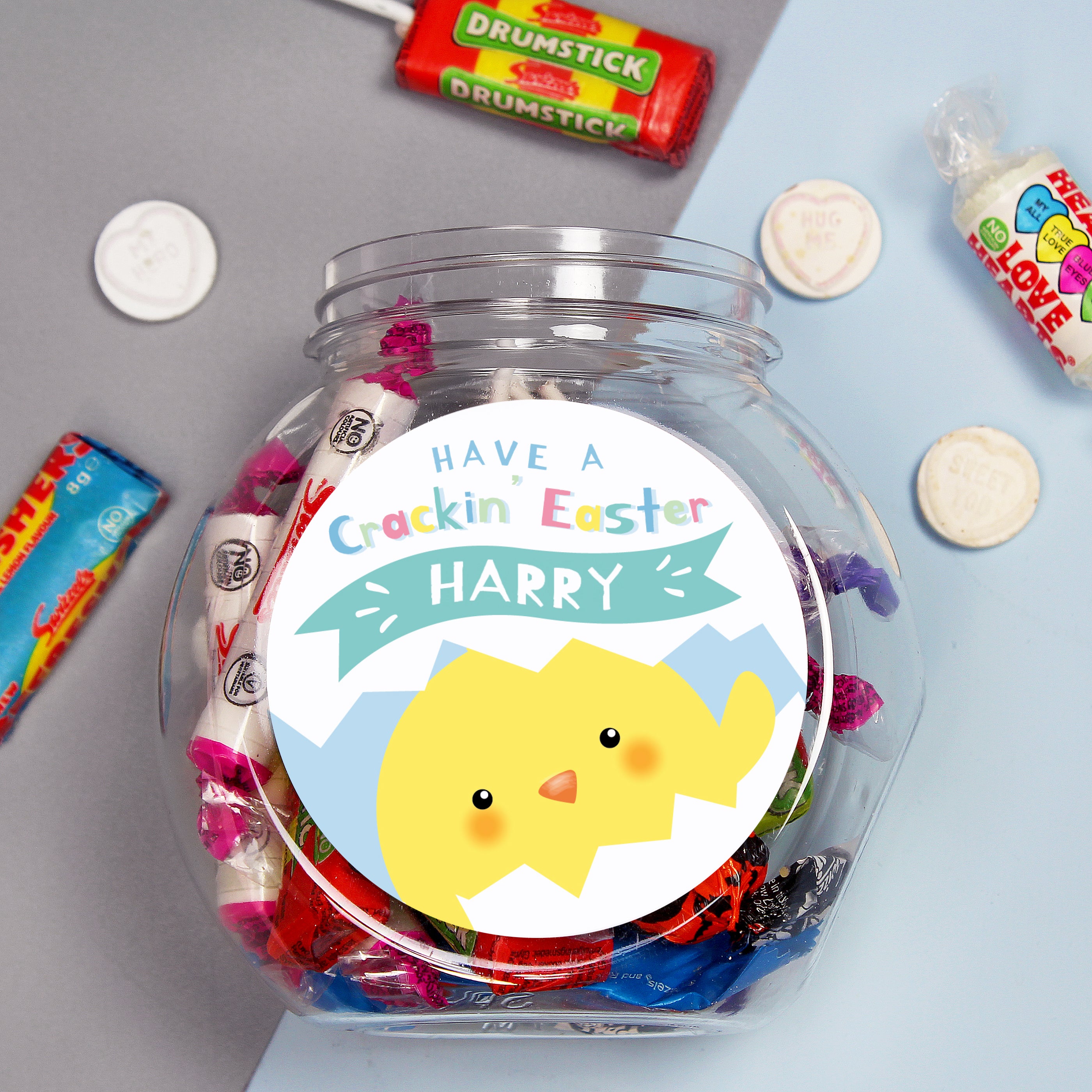 Personalised Have A Cracking Easter Sweets Jar from Heartfelt Gifts