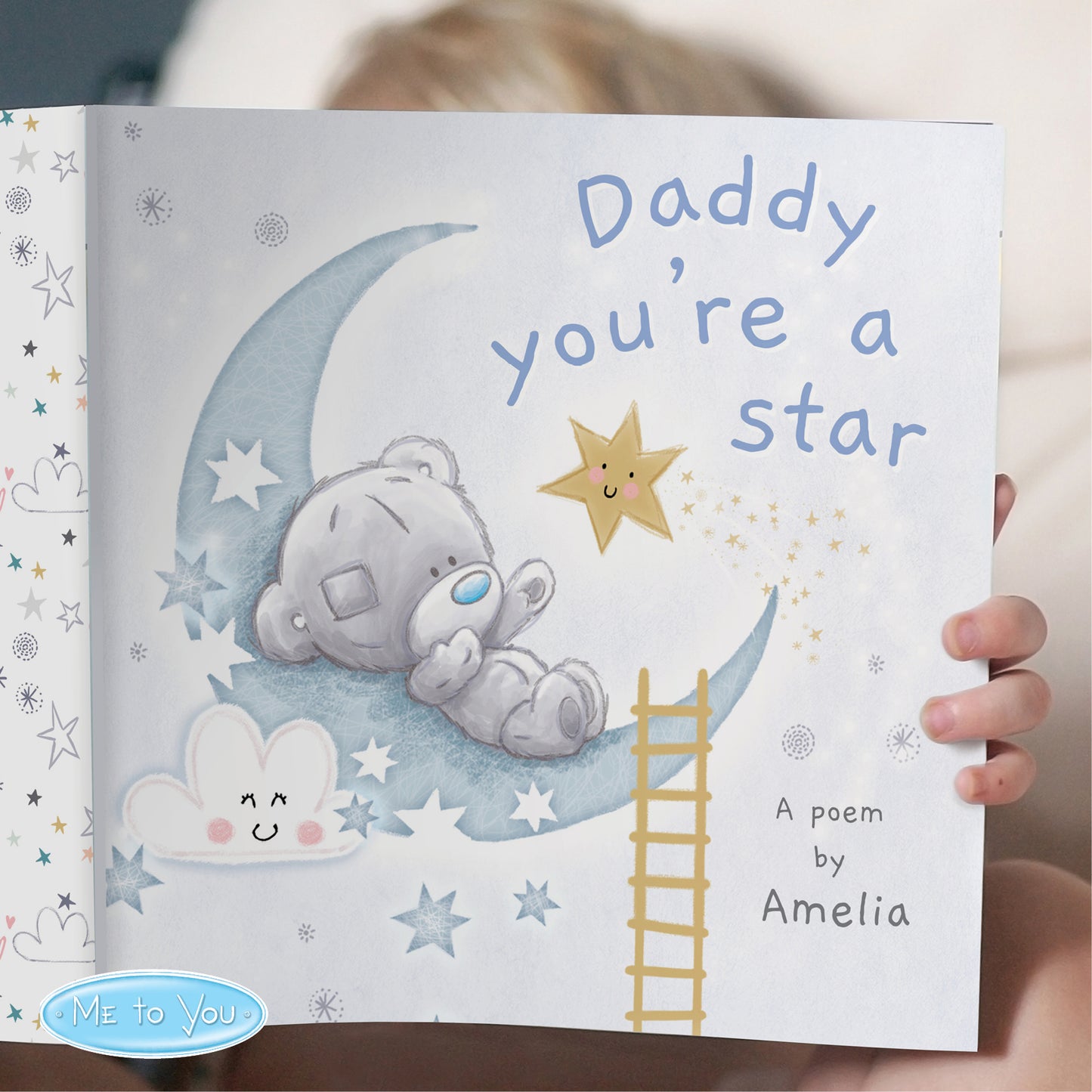 Personalised Tiny Tatty Teddy Daddy You're A Star Poem Book from Heartfelt Gifts