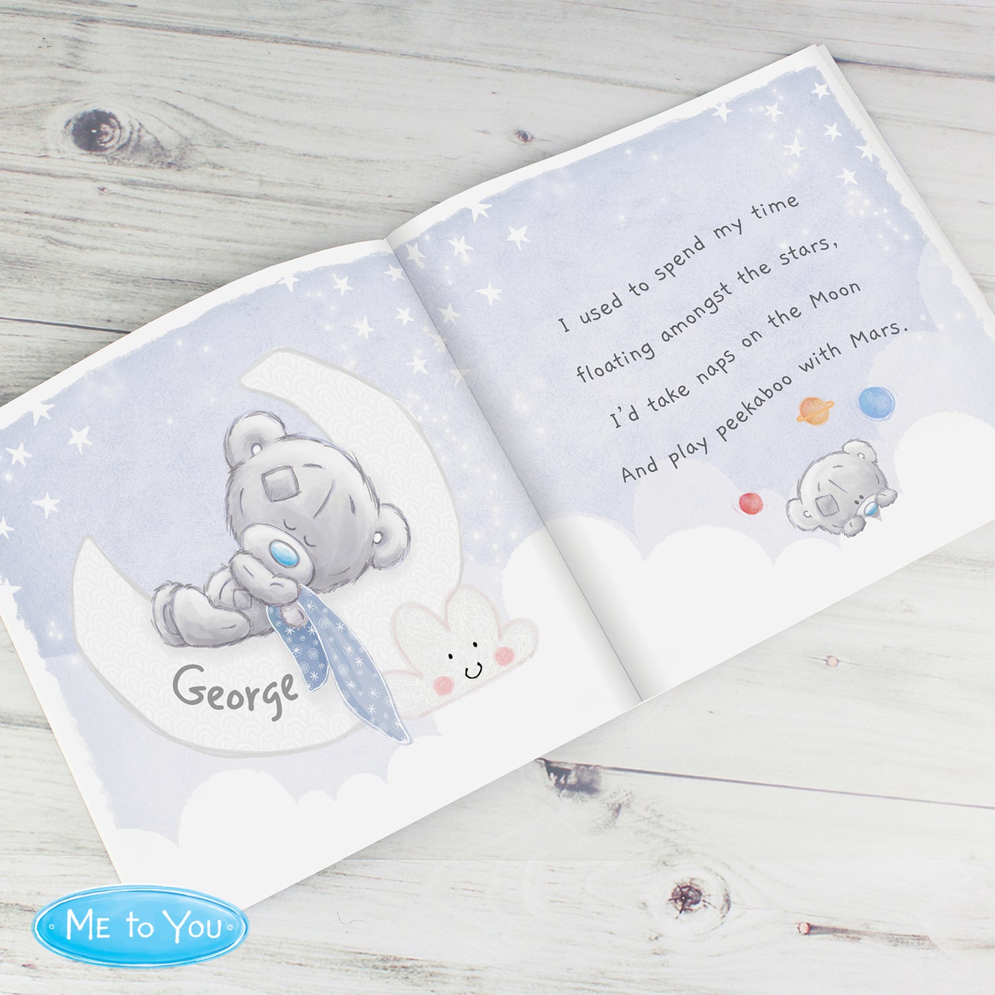 Personalised Tiny Tatty Teddy Daddy You're A Star Poem Book - image 6