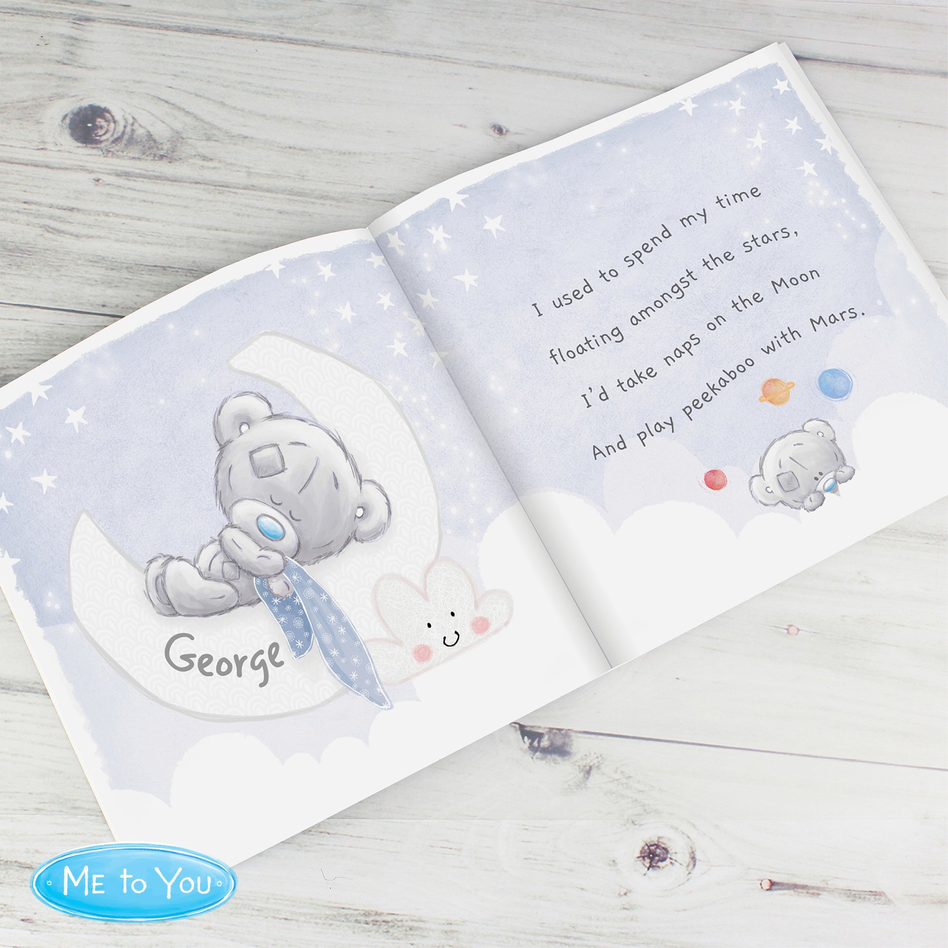 Personalised Tiny Tatty Teddy Daddy You're A Star Poem Book - image 6