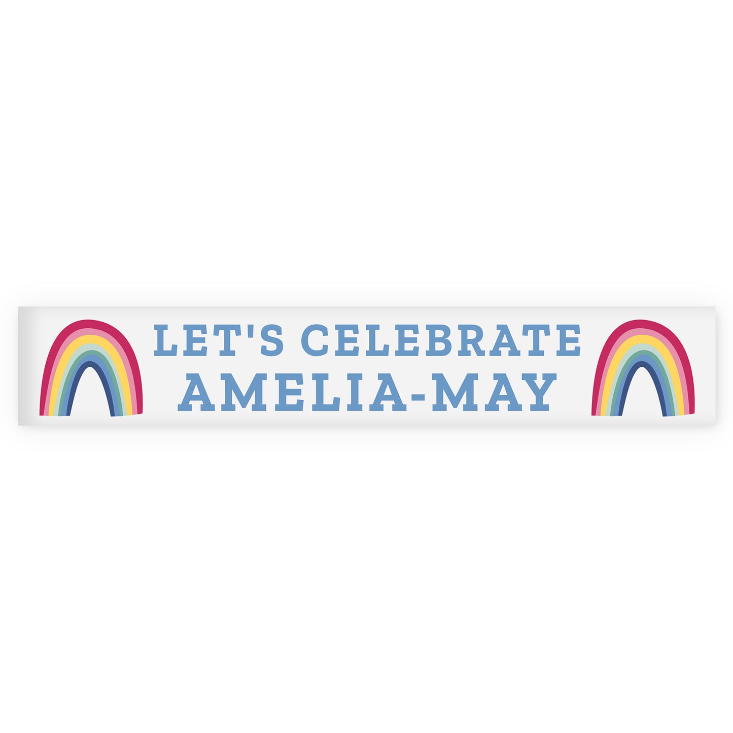 Personalised Rainbow Banner - image 2