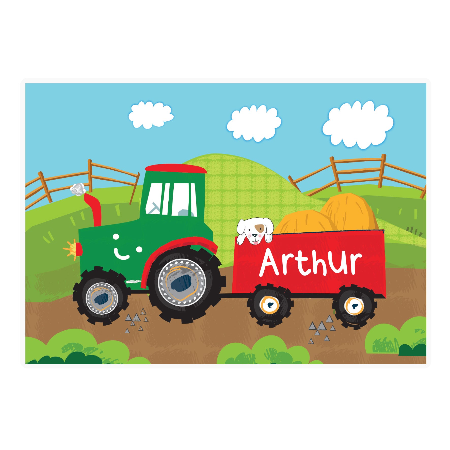 Personalised Tractor Placemat - image 2