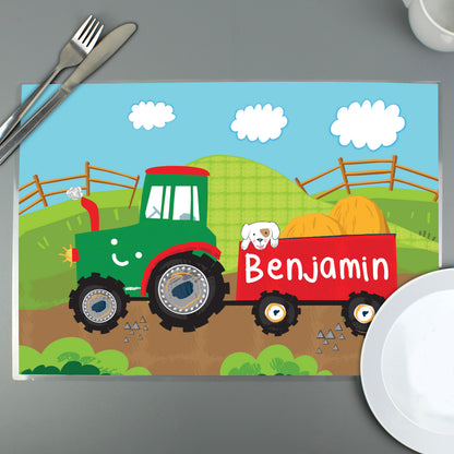 Personalised Tractor Placemat - image 3