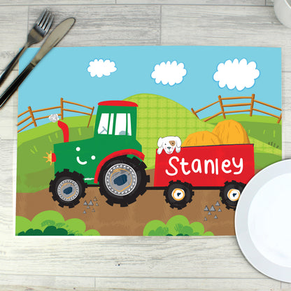 Personalised Tractor Placemat - image 4
