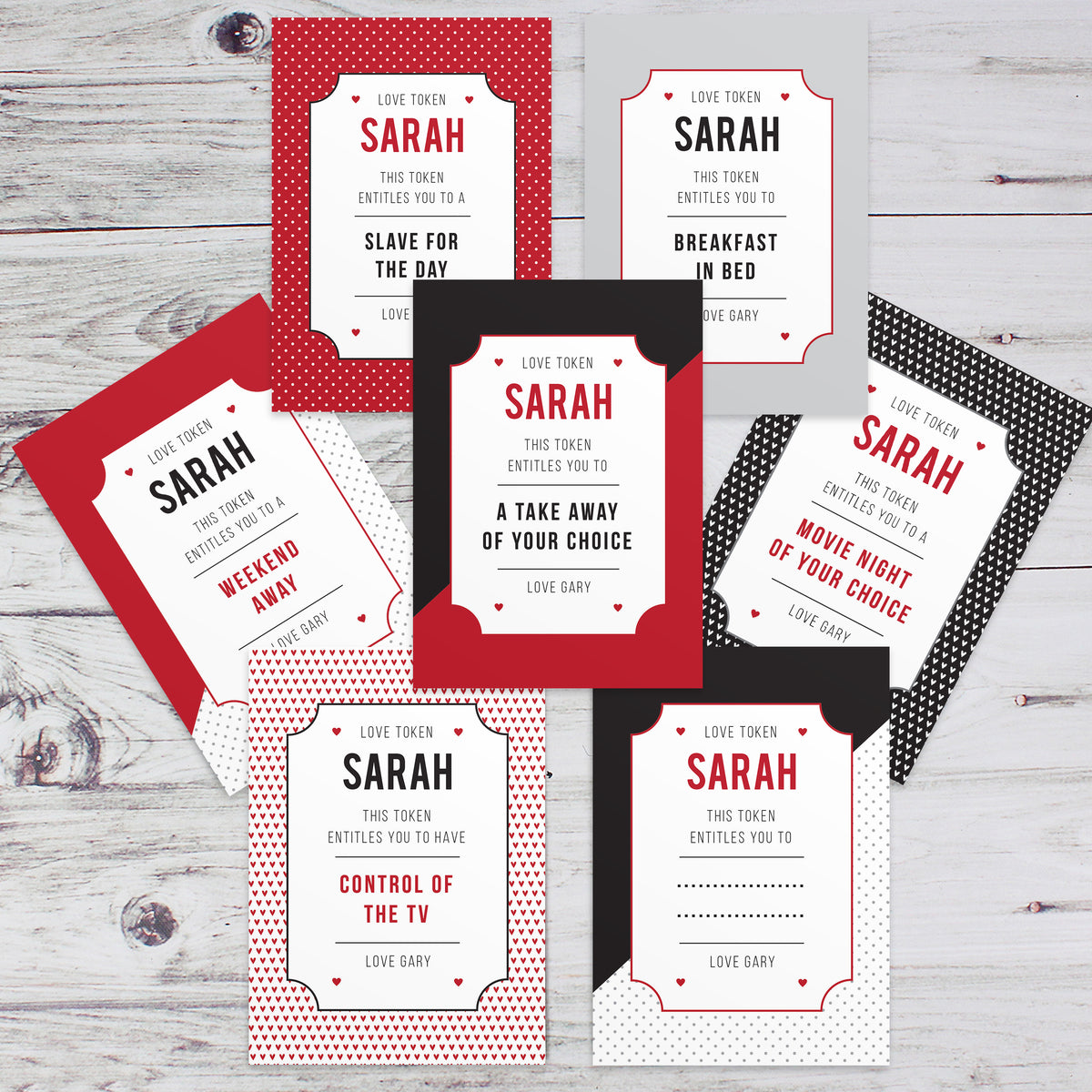 Personalised Love Tokens – product detail
