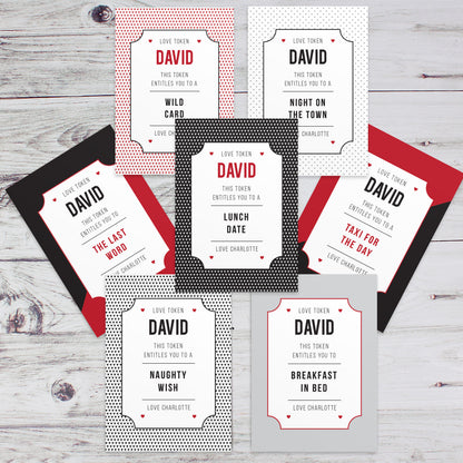 Love Token set presented as a personalised gift