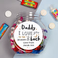 Personalised To the Moon and Back Sweet Jar from Heartfelt Gifts