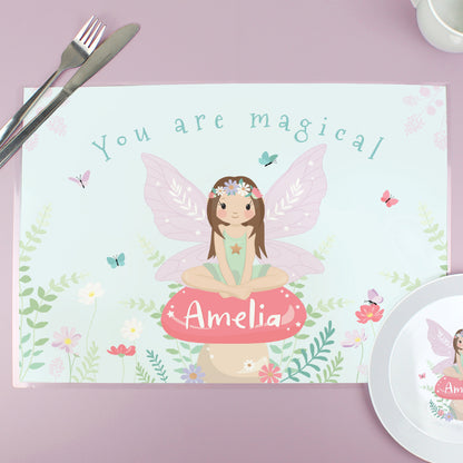 Personalised Toadstool Fairy Placemat from Heartfelt Gifts