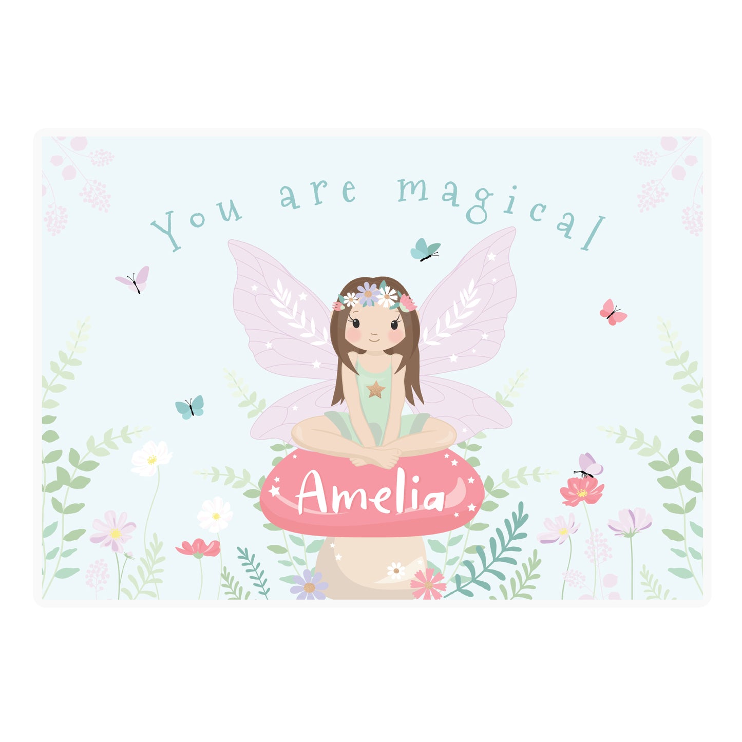 Personalised Toadstool Fairy Placemat - image 4