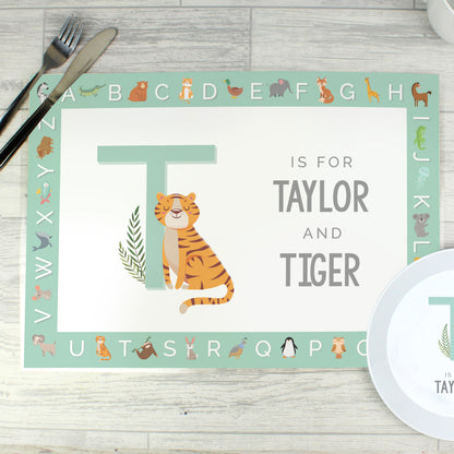 Personalised Animal Alphabet Placemat - image 4