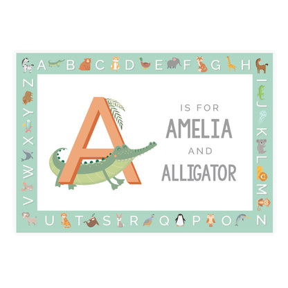 Personalised Animal Alphabet Placemat - image 5