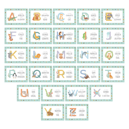 Personalised Animal Alphabet Placemat - image 6