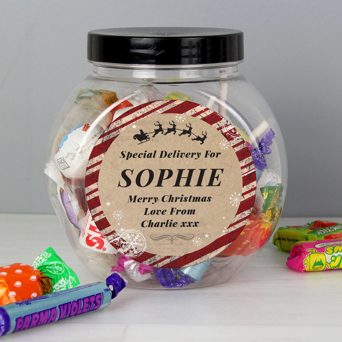 Personalised Special Delivery Sweet Jar - image 2
