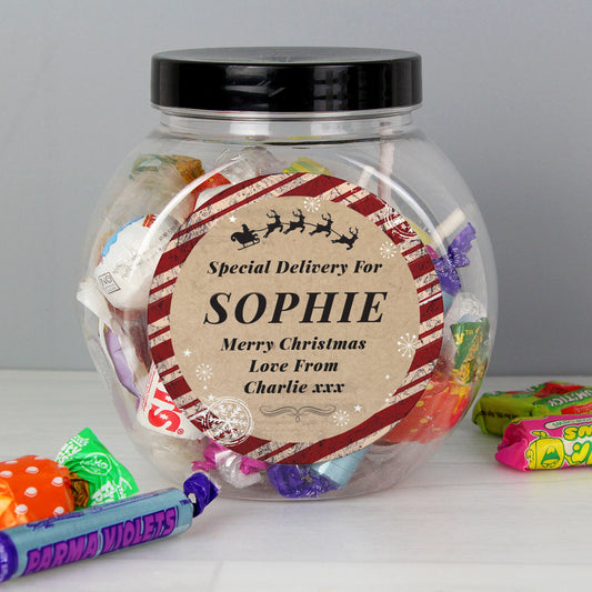 Personalised Special Delivery Sweet Jar - image 2