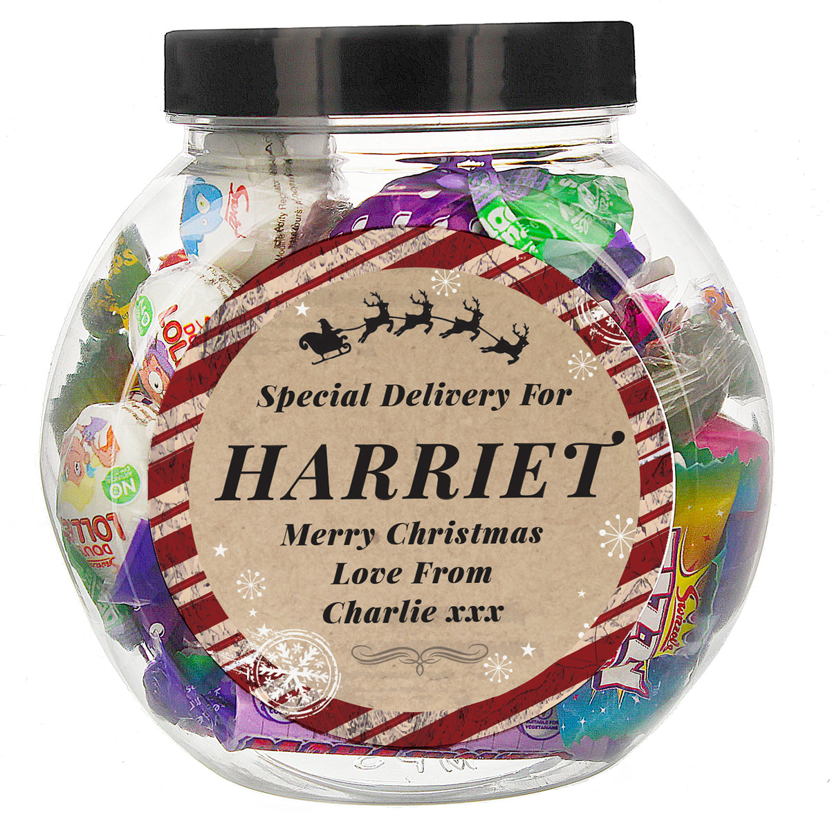 Personalised Special Delivery Sweet Jar - image 4