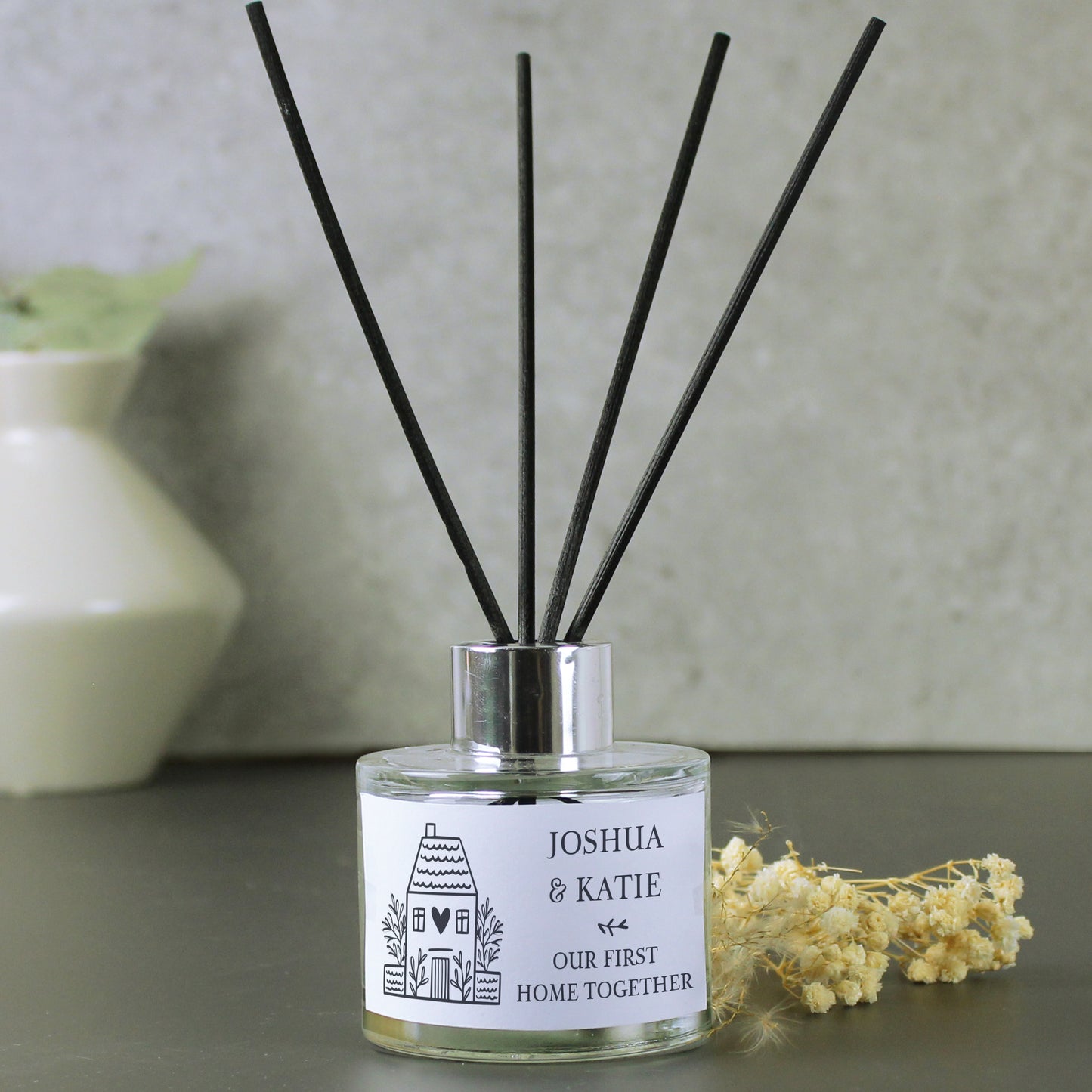 Personalised HOME Reed Diffuser from Heartfelt Gifts