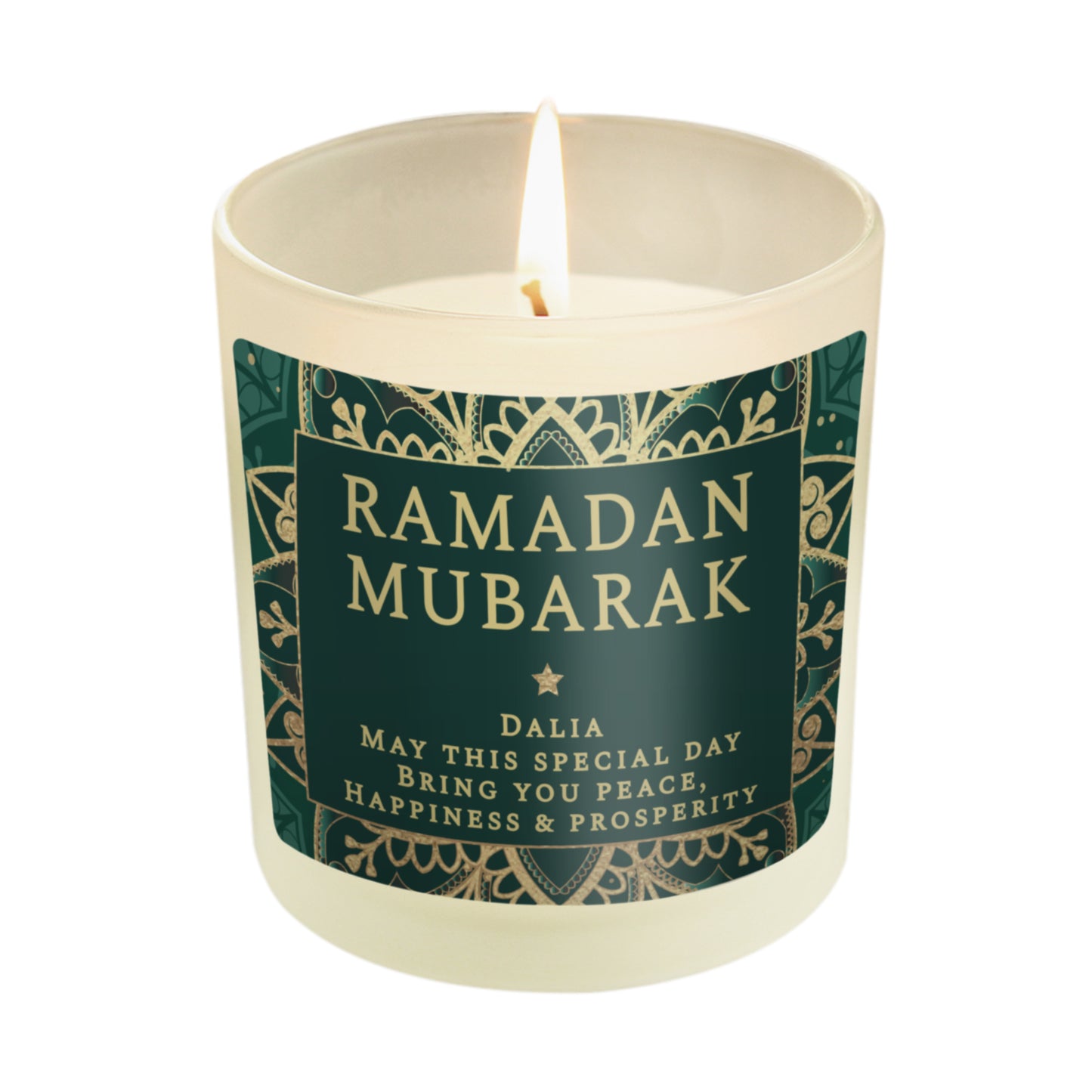 Personalised Eid and Ramadan Scented Jar Candle - image 5