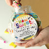 Personalised Shape Little Minds Sweet Jar