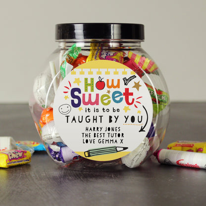 Personalised Shape Little Minds Sweet Jar - image 2
