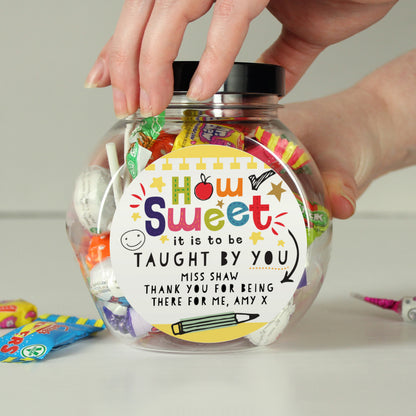 Personalised Shape Little Minds Sweet Jar - image 4