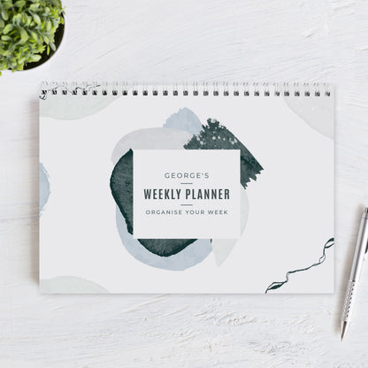 Personalised Abstract A4 Desk Planner - image 7