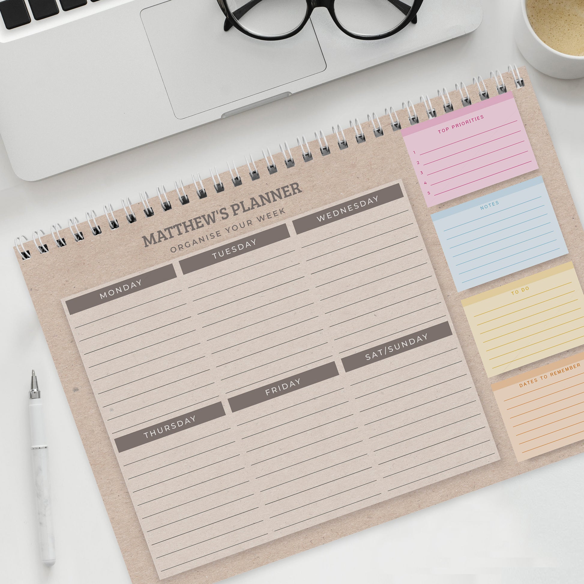 Personalised Study A4 Desk Planner - image 2