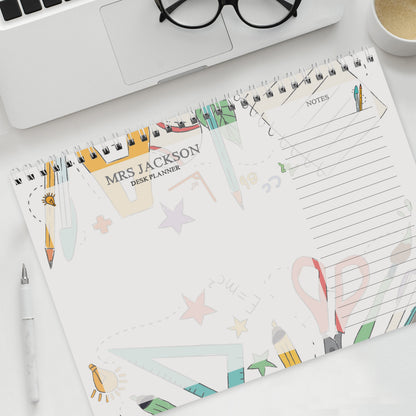Personalised Teacher A4 Desk Planner - image 2