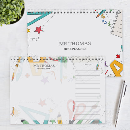 Personalised Teacher A4 Desk Planner - image 4