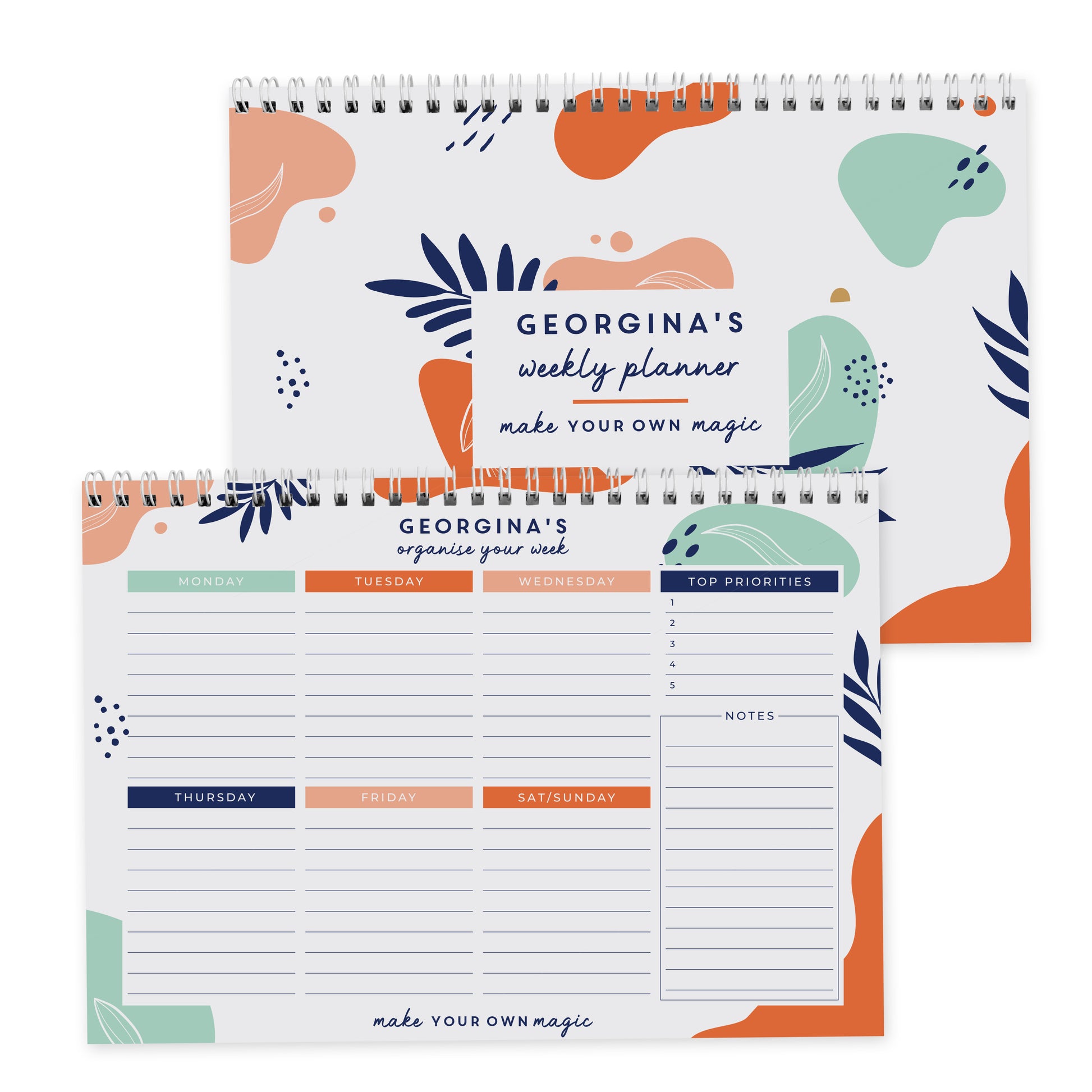 Personalised Tropical A4 Desk Planner - image 5