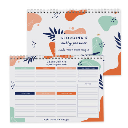 Personalised Tropical A4 Desk Planner - image 5