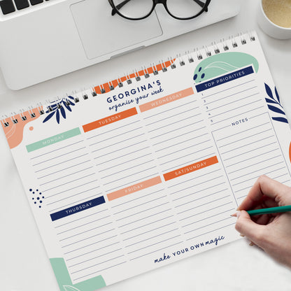Personalised Tropical A4 Desk Planner - image 6