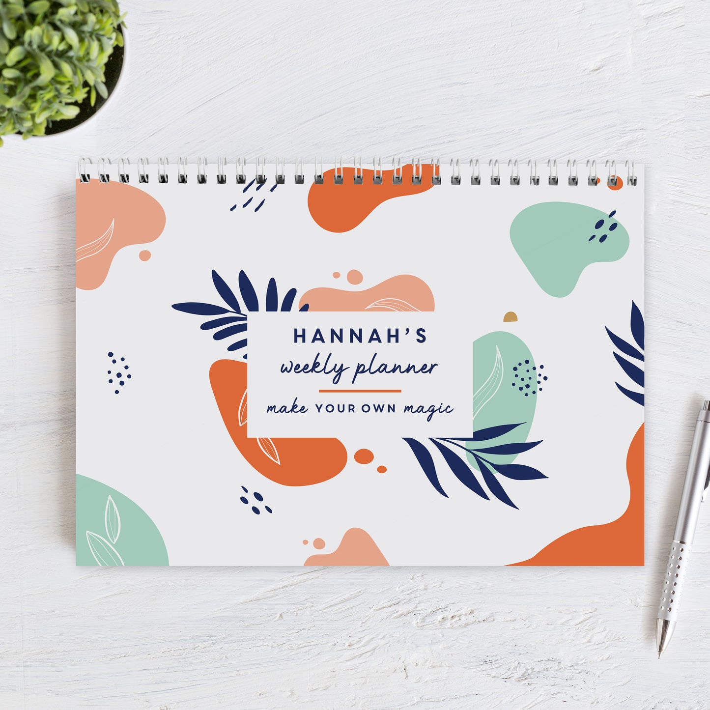 Personalised Tropical A4 Desk Planner - image 7