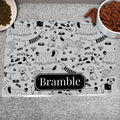 Personalised Dog Print Pet Bowl Mat from Heartfelt Gifts