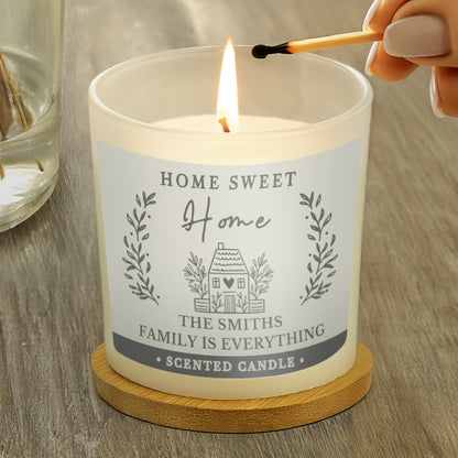 Personalised HOME Scented Jar Candle - image 3