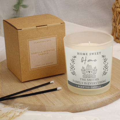 Personalised HOME Scented Jar Candle - image 4