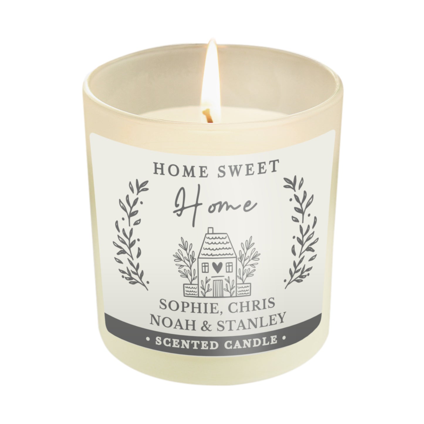 Personalised HOME Scented Jar Candle - image 5