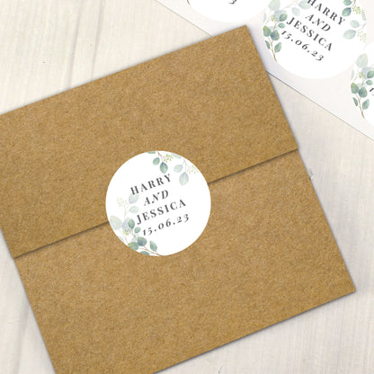 Personalised Botanical Free Text Sticker Set - image 2