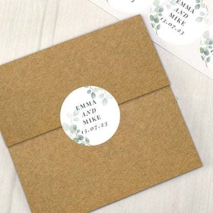 Personalised Botanical Free Text Sticker Set - image 3