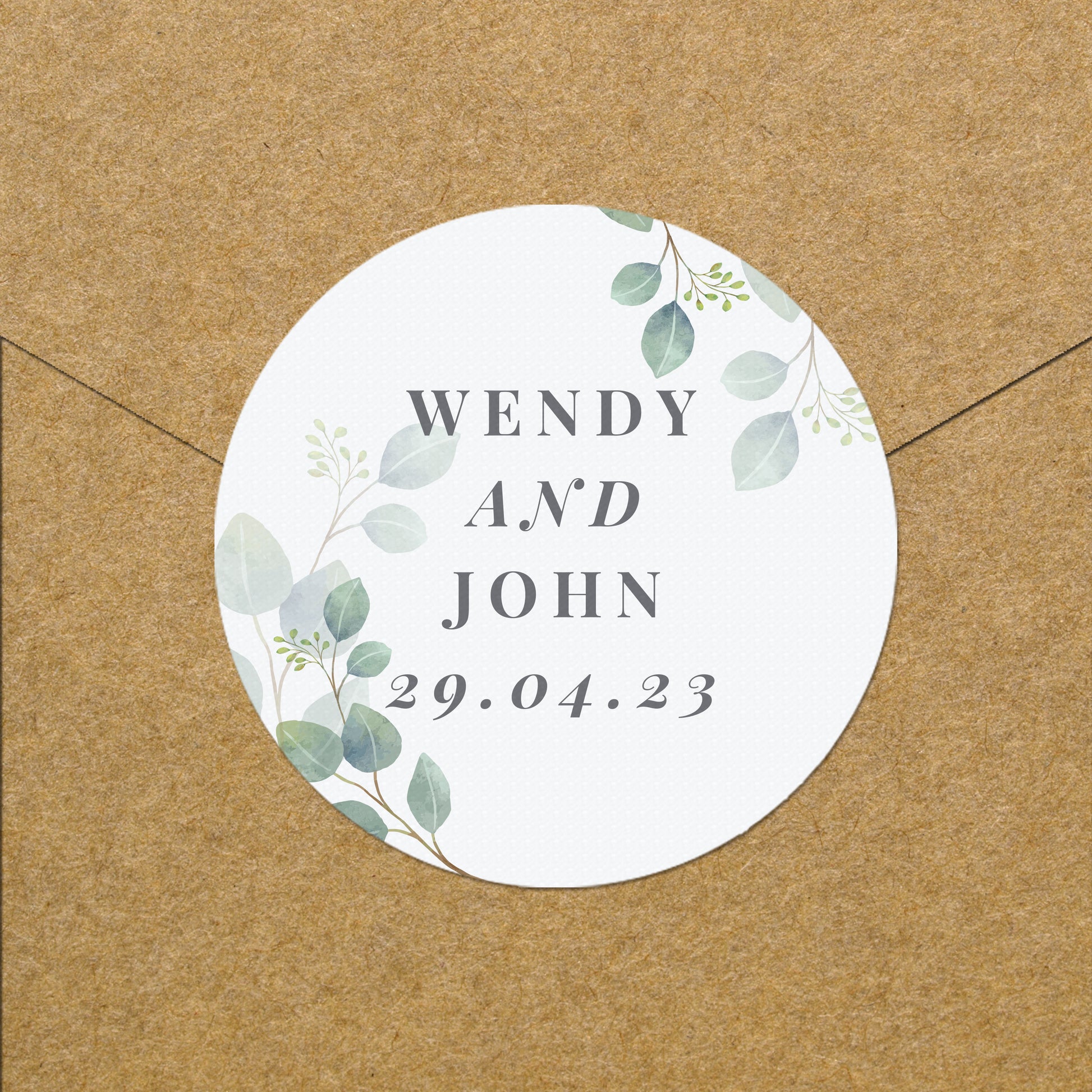 Personalised Botanical Free Text Sticker Set - image 4