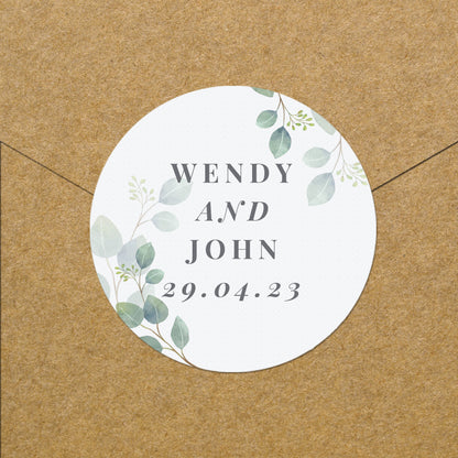 Personalised Botanical Free Text Sticker Set - image 4