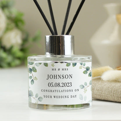 Personalised Botanical Free Text Reed Diffuser - image 3